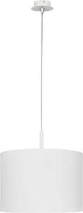 Lampa wisząca Nowodvorski Alice 5383 I M z abażurem zwis 1x100W E27 biała