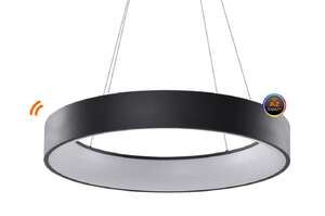 Azzardo Solvent R 110 AZ3975 lampa wisząca zwis 1x120W LED czarna - Negocjuj cenę