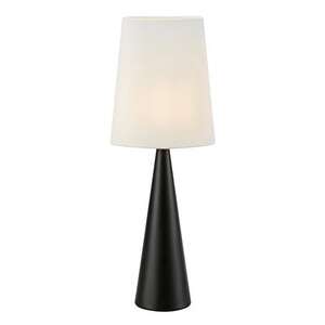 Markslojd Conus 108597 lampa stołowa lampka 1x40W E14 biała/czarna