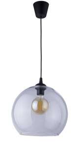 TK Lighting Cubus 2076 Lampa wisząca zwis 1x60W E27 transparentny/czarny