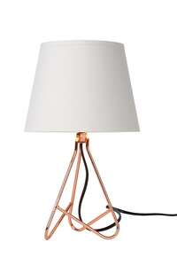 Lucide Gitta 47500/81/17 lampa stołowa lampka 1x40W E14 rdzawy