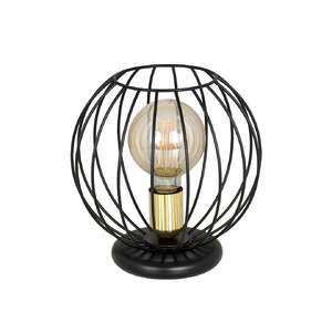 Emibig Albio 144/LN1 lampa stołowa lampka 1x15W E27 czarna/złota