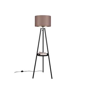 Trio RL Colette R41561032 lampa stojąca podłogowa 1x60W E27 brązowa/czarna