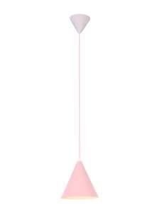 Candellux Ledea Voss 50101180 lampa wisząca zwis 1x40W E27 różowa