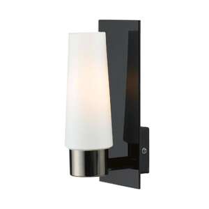 Markslojd Brastad 107614 kinkiet lampa ścienna 1x40W E14 IP44 biały/czarny