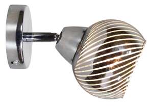 Candellux Fort 91-62802 kinkiet lampa ścienna 1x10W E14 LED chrom