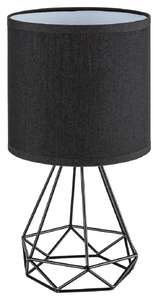 Rabalux Kinga 3016 lampa stołowa lampka 1x40W E14 czarna