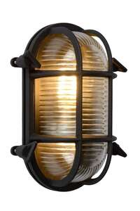 Lucide Dudley 11891/20/30 kinkiet zewnętrzny lampa ścienna ogrodowa IP65 1x60W E27 czarny