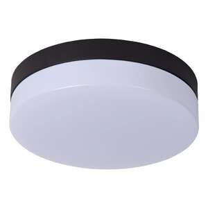 Lucide Biskit 79111/24/30 plafon lampa sufitowa 1x12W LED 2700K 700lm IP44 biały/czarny