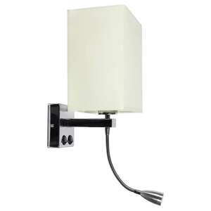 Candellux Boho 21-58270 kinkiet lampa ścienna 1x40W E27 biały/czarny