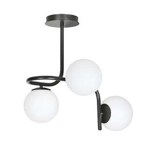 Emibig Kalf 1030/3 plafon lampa sufitowa 3x10W E14 biały/czarny