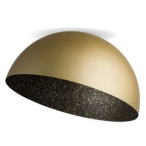Sigma Sfera 32482 plafon lampa sufitowa 1x60W E27 czarny/złoty