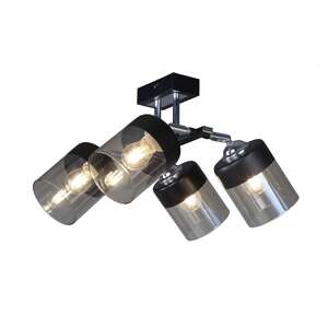 Zuma Line Porto CL19020-4-BL plafon lampa sufitowa E14 czarna