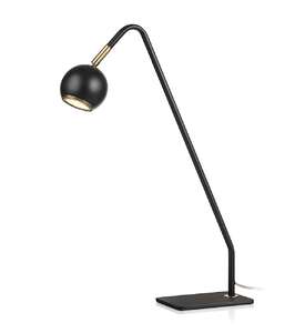 Markslojd Coco 107340 Lampa lampka stołowa 1x12W GU10 czarna