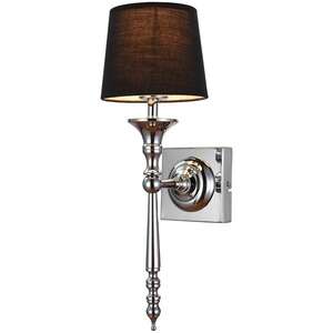 Zuma Line Cloe kinkiet lampa ścienna 1x60W E27 czarny RLB94875-1/black