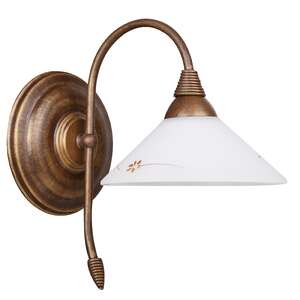 Candellux Decorato 21-84248 kinkiet lampa ścienna 1x40W E14 szary/brązowy