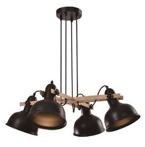 Candellux Reno 34-78155 lampa wisząca zwis 4x40W E27 czarna