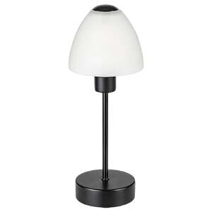 Rabalux Lydia 2296 lampa stołowa lampka 1x40W E14 biała/czarna