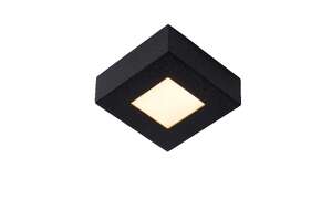 Lucide Brice-Led 28117/11/30 plafon lampa sufitowa 1x8W LED IP44 czarny 