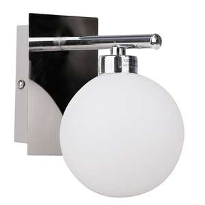 Candellux Raisa 21-01375 kinkiet lampa ścienna 1x40W G9 biały/chrom