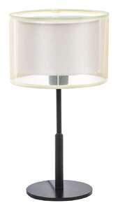 Rabalux Aneta 5095 lampa stołowa lampka 1x40W E27 czarna/beżowa
