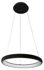 Lampa wisząca Italux Alessia 5280-840RP-BK-3 1x40W LED czarna