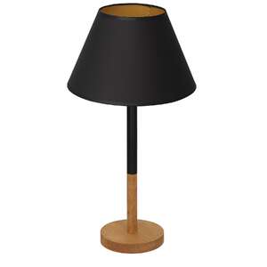 Luminex Table lamps 3755 Lampa stołowa lampka 1x60W E27 czarny/naturalny/złoty