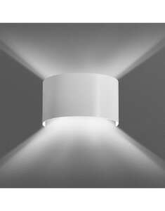 Emibig Fold White 950/1 kinkiet lampa ścienna nowoczesny metalowy 1x20W G9 biały - wysyłka w 24h