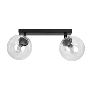 Emibig Tofi 776/2 plafon lampa sufitowa 2x10W E14 transparentny/czarny