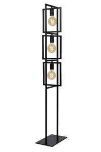 Lucide Luuk 00726/03/30 lampa stojąca podłogowa 3x40W E27 czarna