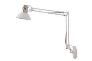 GTV Artemia OS-ARTW-E27-00-DEC kinkiet lampa ścienna 1x40W E27 biały/srebrny