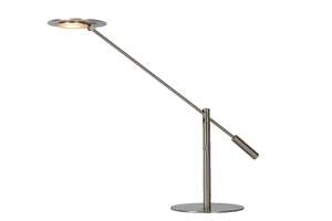 Lucide Anselmo 19666/09/12 lampa stołowa lampka 1x9W LED srebrna