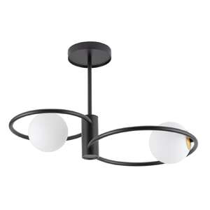 Sigma Aqua 33462 plafon lampa sufitowa 2x12W G9 czarny/biały