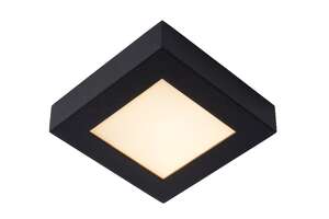 Lucide Brice-Led 28117/17/30 plafon lampa sufitowa 1x15W LED IP44 czarny