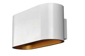 Kinkiet lampa ścienna Zuma Line Concept 1x33W G9 biały/złoto 1235-W/G >>> RABATUJEMY do 20% KAŻDE zamówienie !!!