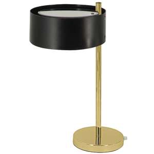 Elem Antila DRS8006/1D TR BL lampa stołowa lampka 1x60W E27 złota/czarna