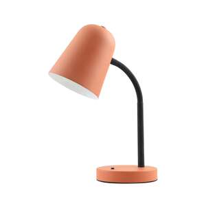 Italux Prato TB-37643-OG lampa biurkowa lampka 1x5W E27 pomarańczowa/czarna