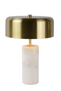 Lucide Mirasol 34540/03/31 Lampa stołowa lampka 3x7W G9 biały/satynowy mosiądz