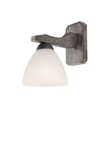 Lamkur Adriano 27463 kinkiet lampa ścienna 1x60W E27 grafitowy/biały