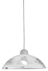 Candellux Beris 31-49929 lampa wisząca zwis 1x60W E27 biały