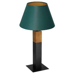 Luminex Table lamps 3600 Lampa stołowa lampka 1X60W E27 czarny/naturalny/zielony/złoty