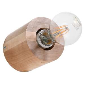 Sollux Salgado SL.0673 kinkiet lampa ścienna 1x60W E27 drewno