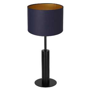 Luminex Table lamps 3681 Lampa stołowa lampka 1x60W E27 czarny/niebieski/złoty