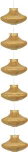 Candellux Griff 3494061-14 lampa wisząca zwis 6x40W E14 brązowy