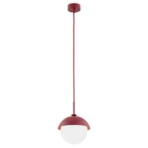 Argon Cappello 8296 lampa wisząca zwis 1x15W E27 czerwona