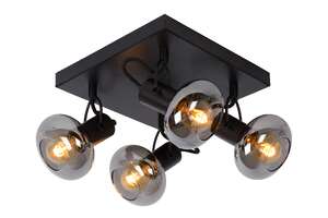 Lucide Madee 17993/14/30 plafon lampa sufitowa 4x25W E14 czarny