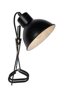 Lucide Moys 45987/01/30 lampa stołowa lampka 1x40W E27 czarna 