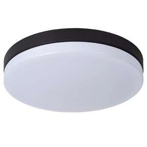 Lucide Biskit 79111/40/30 plafon lampa sufitowa 1x36W LED 2700K 2200lm IP44 biały/czarny