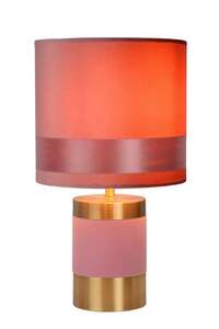 Lucide Frizzle 10500/81/66 lampa stołowa lampka 1x40W E14 różowa 