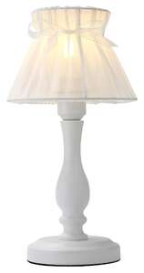 Candellux Zefir 41-73815 lampa stołowa lampka 1x40W E14 biały